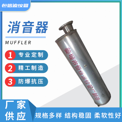 厂家供应阻抗式消声器 不锈钢蒸汽消音器 抗喷阻消音器
